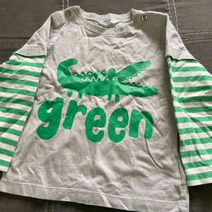 Baby Boden Boys size 18-24 month Long Sleeve Graphic Shirt